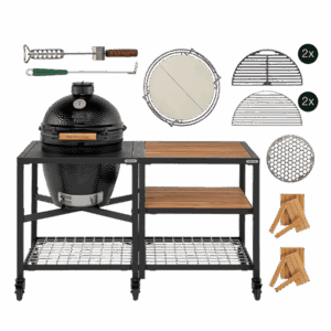 Big Green Egg "The Onyx" Large Essential Outdoor Kitchen set